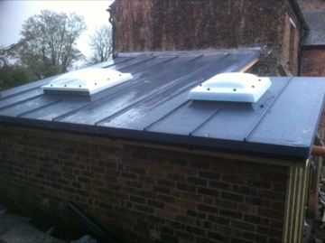 Flat roof example